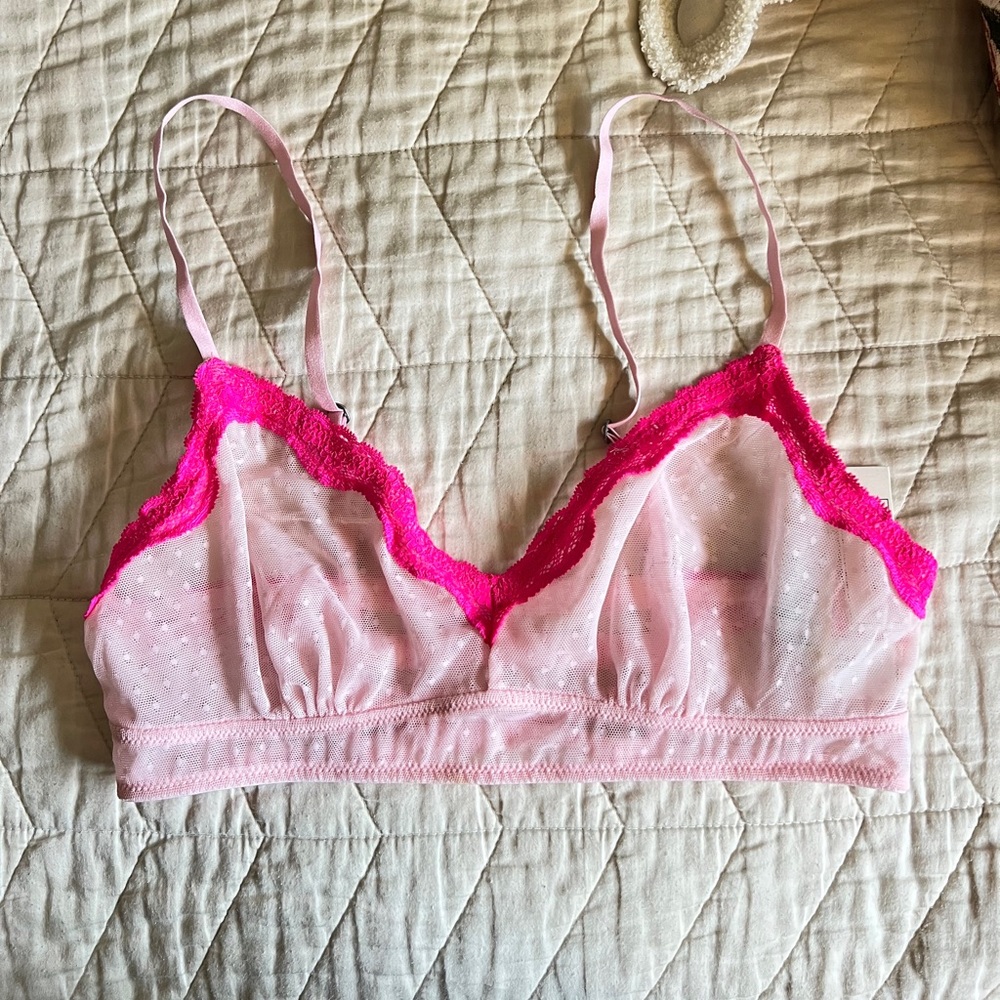 BRAND NEW Gilly Hicks Sheer Unlined Bralette